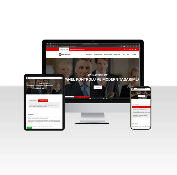 Avukatlık | Hukuk | Danışmanlık Web Paketi — ekran görüntüsü
