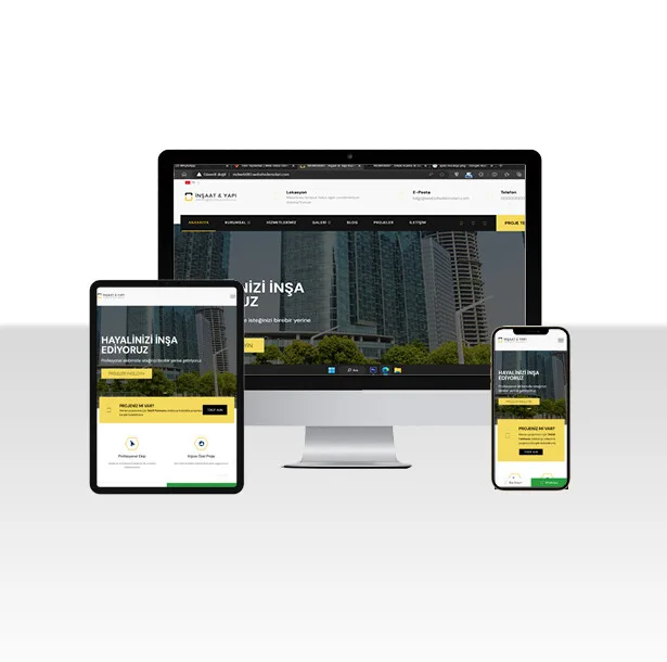 İnşaat / Yapı Web Paketi Tanus — ekran görüntüsü