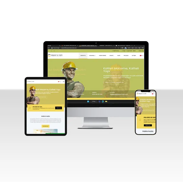 İnşaat / Yapı Web Paketi Tila — ekran görüntüsü
