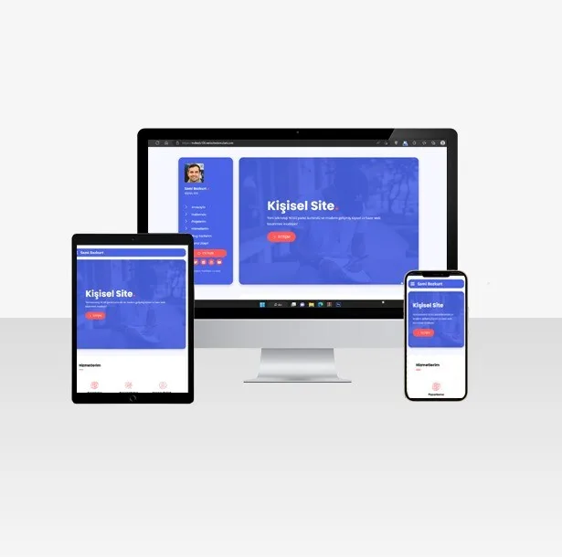 Kişisel Portfolio Cv Web Paketi — ekran görüntüsü