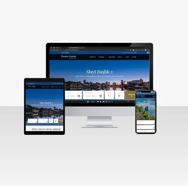 Otel Web Paketi Mars — ekran görüntüsü
