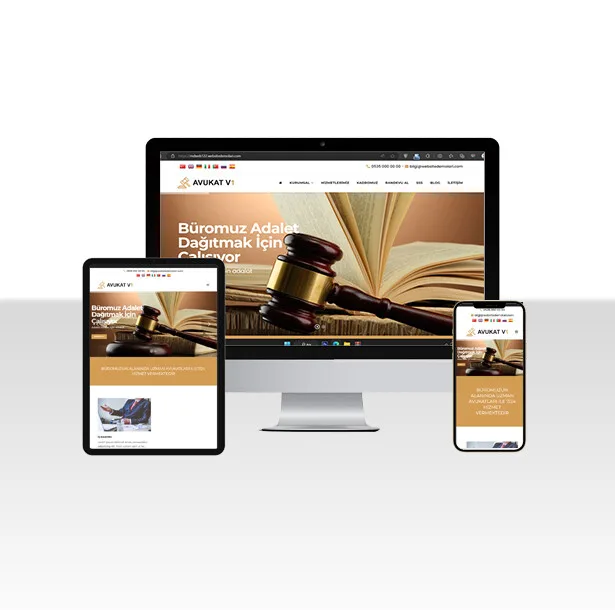 Avukatlık Web Paketi Tive — ekran görüntüsü