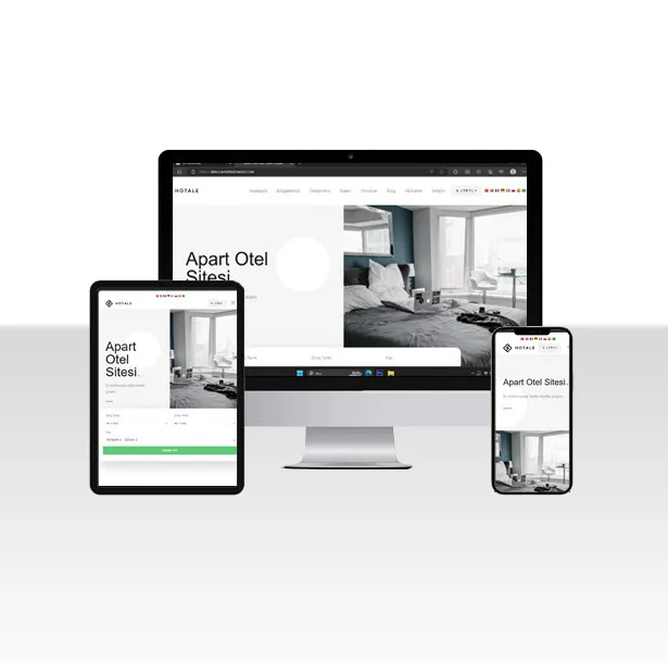Apart Otel Web Paketi Hotale — ekran görüntüsü