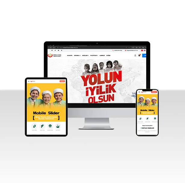 Dernek ve Bağış Web Site Paketi — ekran görüntüsü