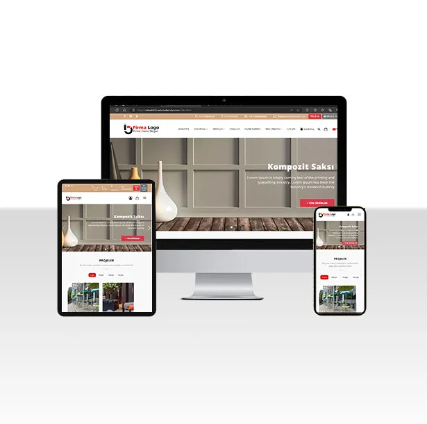 Kompozit Firması Web Sitesi Paketi — ekran görüntüsü