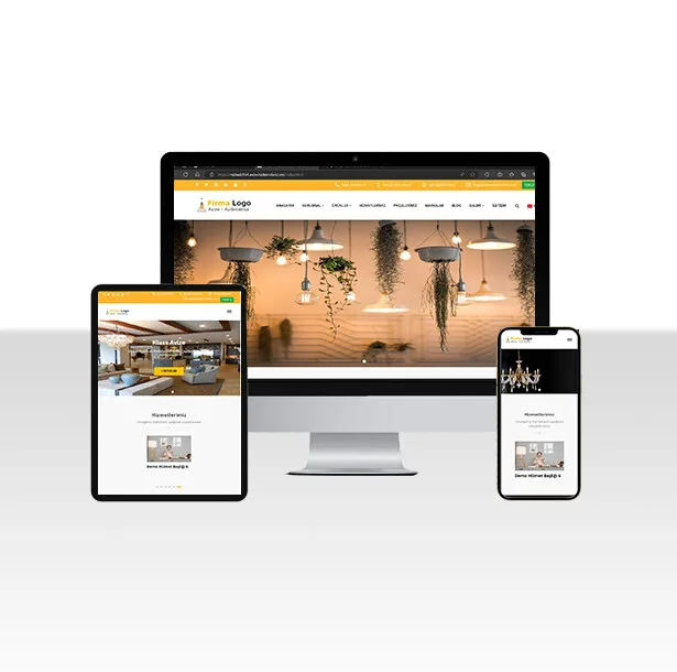 Avize / Aydınlatma Web Sitesi Paketi — ekran görüntüsü