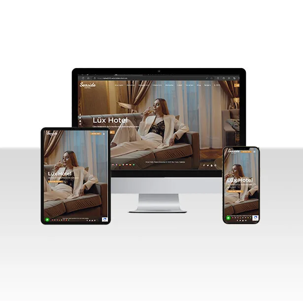 Hotel Web Sitesi Paketi – Seaside — ekran görüntüsü