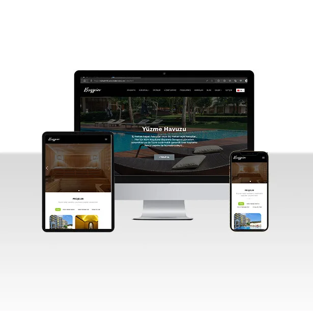 Havuz Firması Web Sitesi Paketi — ekran görüntüsü