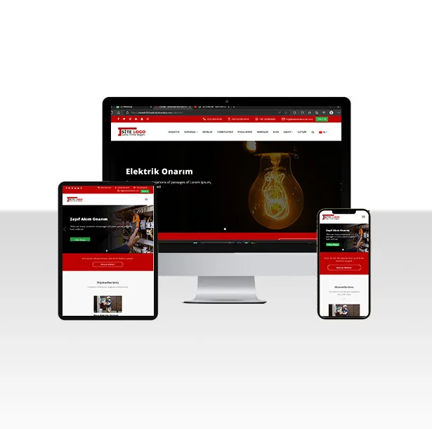Elektrik Firması Web Sitesi Paketi — ekran görüntüsü