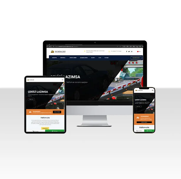 Yol Yardım / Çekici Web Sitesi Paketi — ekran görüntüsü