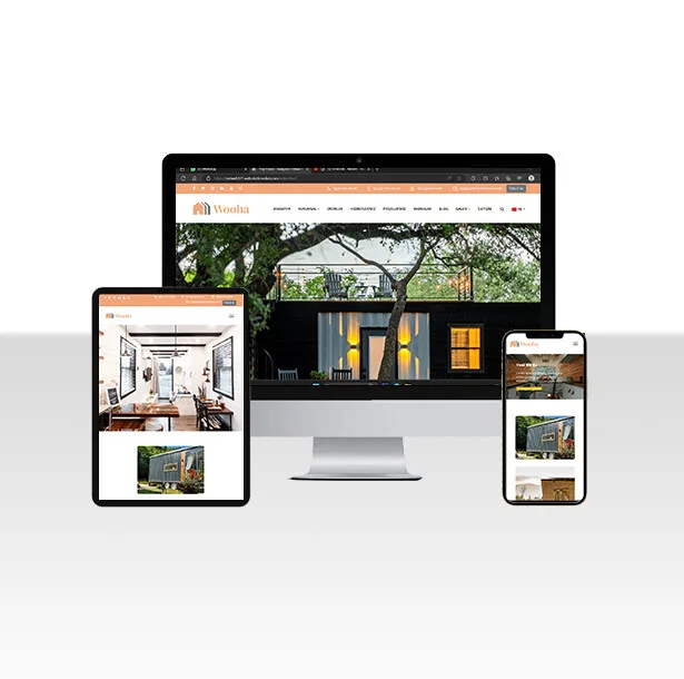 Tiny House Firması Web Sitesi Paketi — ekran görüntüsü