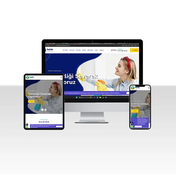 Halı ve Koltuk Yıkama Web Paketi — ekran görüntüsü