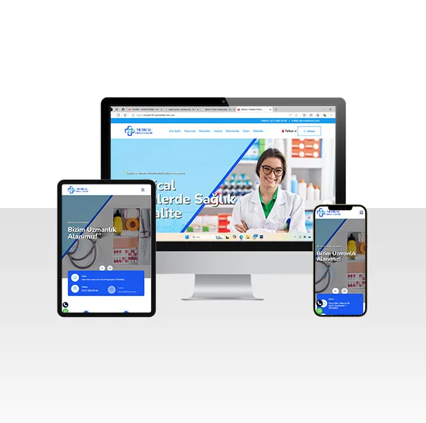 Eczane ve İlaç Dağıtım Firması Web Sitesi Paketi – Parol — ekran görüntüsü