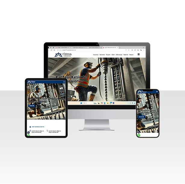 Hazır Karot Şirketi – Karotçu Web Sitesi Paketi – Duvar — ekran görüntüsü