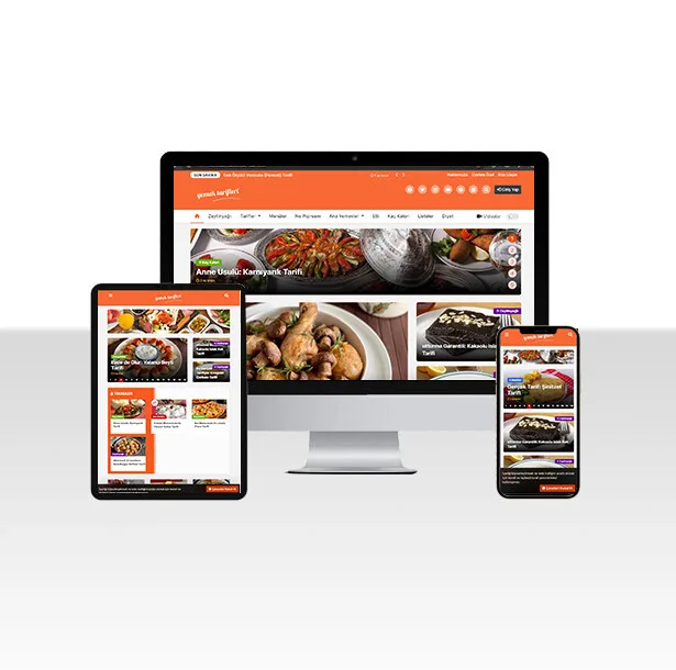 Yemek Tarifleri Blog Web Paketi — ekran görüntüsü