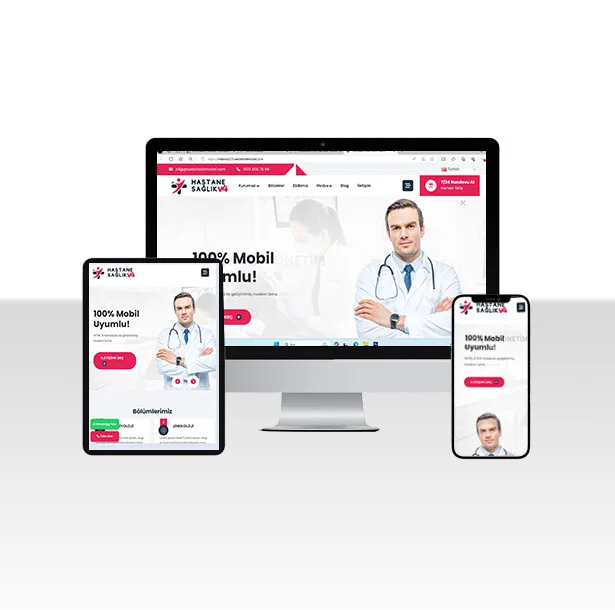 Poliklinik / Muayenehane Web Paketi — ekran görüntüsü