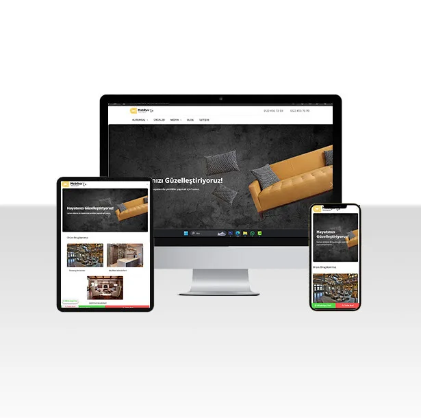 Mobilya Dekorasyon Web Sitesi — ekran görüntüsü