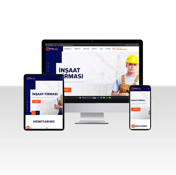 Kurumsal – İnşaat Web Sitesi Paketi — ekran görüntüsü