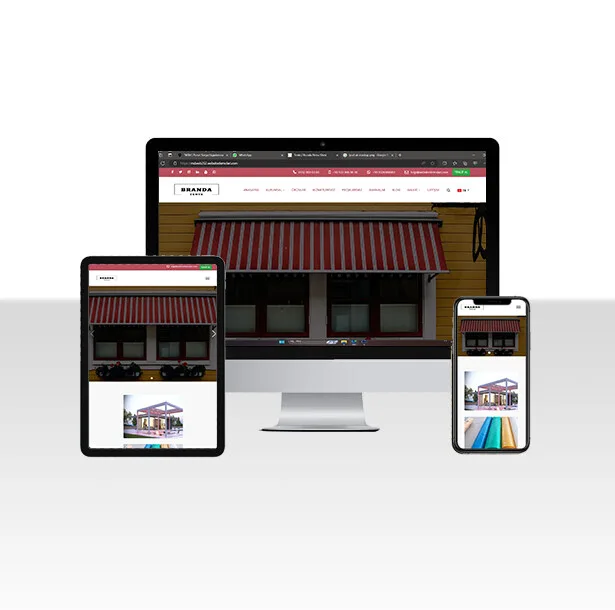 Tente / Branda Web Sitesi Paketi — ekran görüntüsü