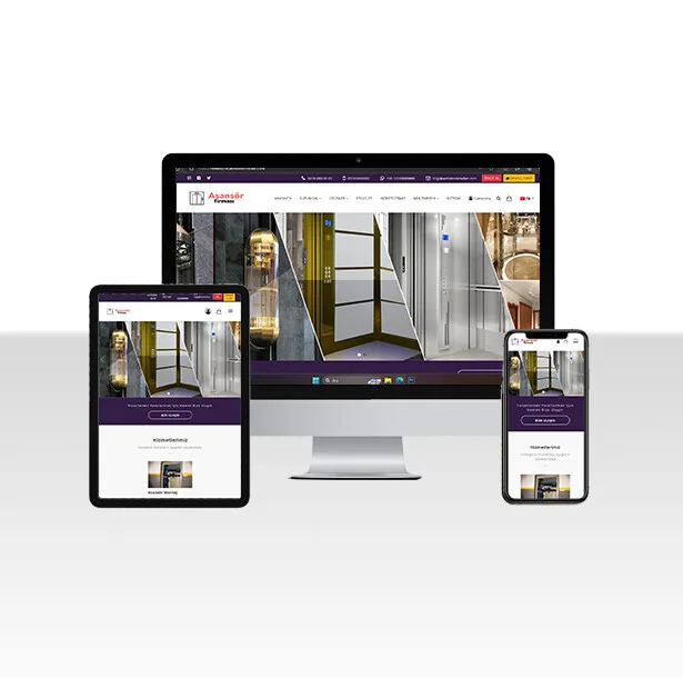 Hazır Asansör Şirketi Web Sitesi — ekran görüntüsü