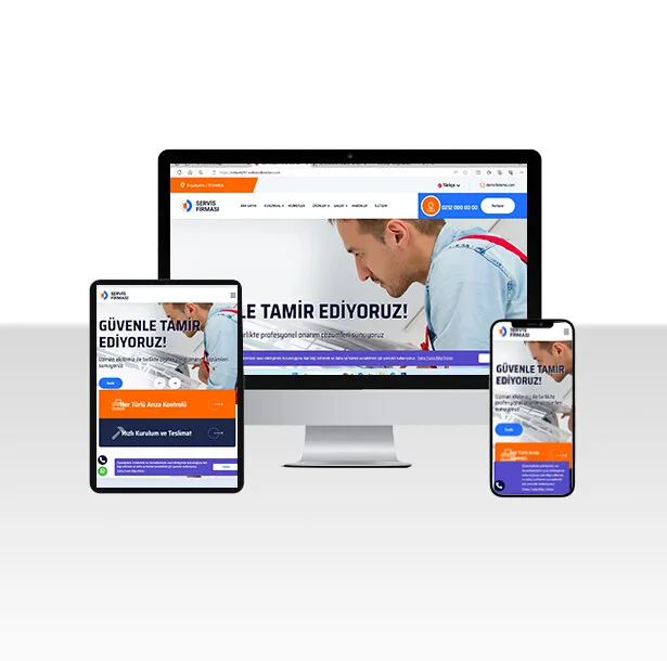 Tesisat ve Klima Servisi Firma Sitesi — ekran görüntüsü