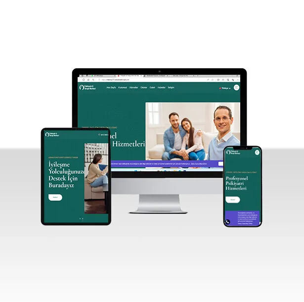 Psikiyatri ve Terapi Merkezi Web Sitesi — ekran görüntüsü
