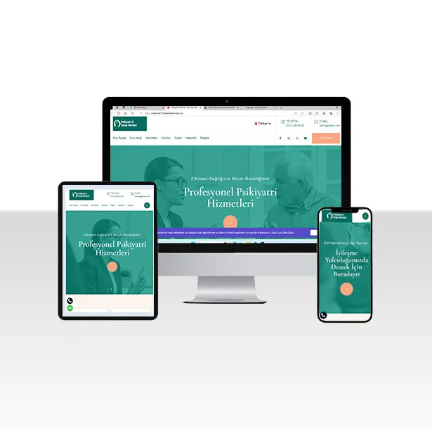 Psikoterapist Hazır Web Sitesi Paketi — ekran görüntüsü