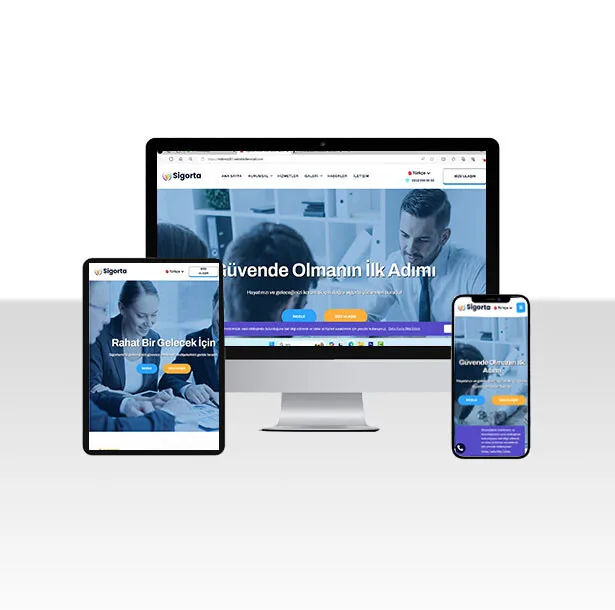 Sigortacılık Web Sitesi Paketi – Güven — ekran görüntüsü
