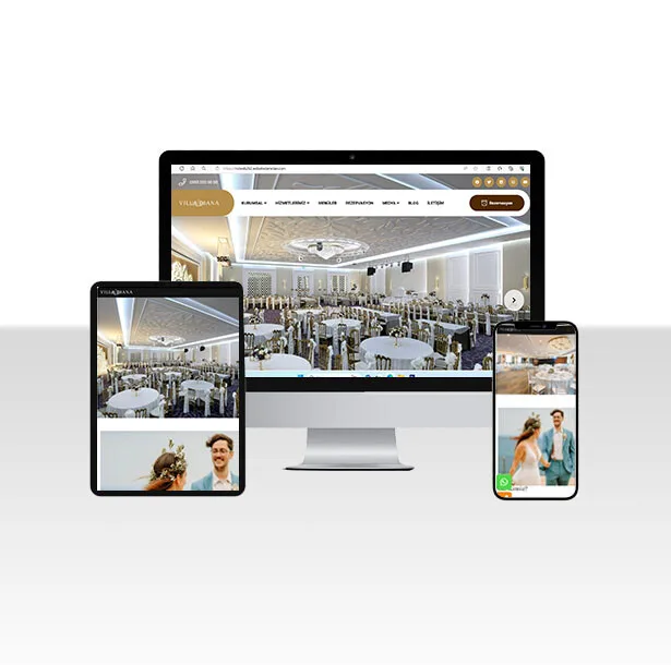 Hazır Düğün Salonu Web Sitesi — ekran görüntüsü