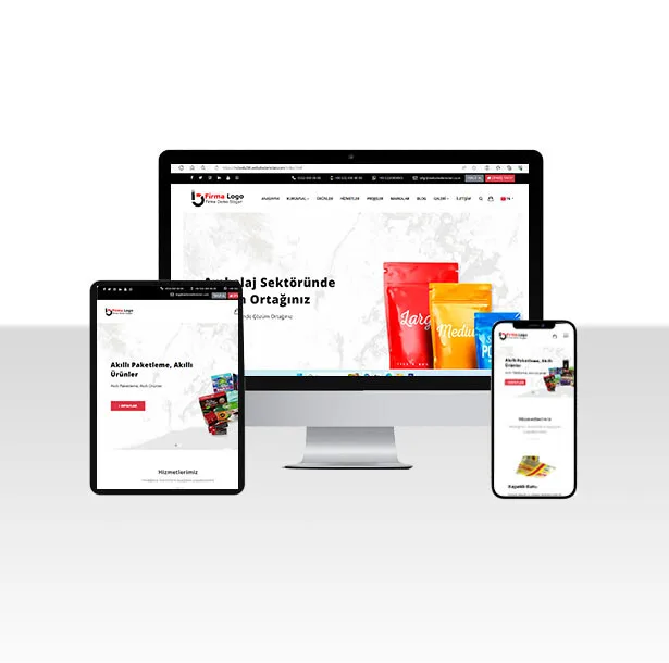 Plastik ve Ambalaj Firması Web Sitesi Paketi — ekran görüntüsü