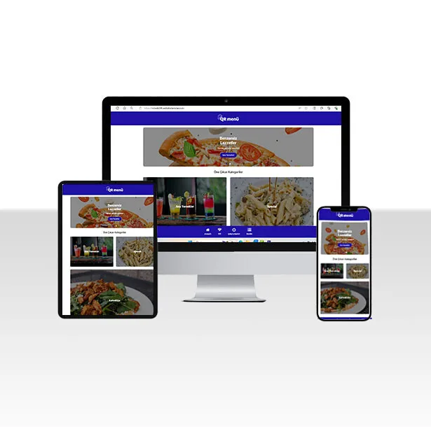Hazır QR Menü Web Sitesi Paketi – QR RES — ekran görüntüsü