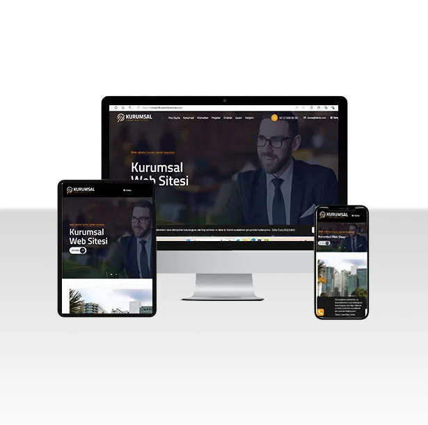 Hazır Kurumsal Firma Web Sitesi Paketi – Grogen — ekran görüntüsü