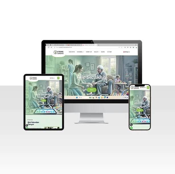 Evde Bakım Hizmetleri Web Sitesi Paketi – Yaşam — ekran görüntüsü