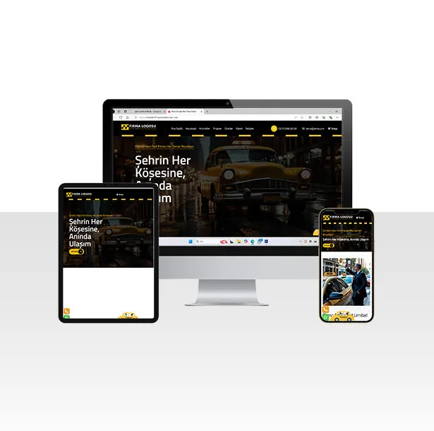Hazır Taksici ve Taksi Durağı Web Sitesi Paketi – Conexi — ekran görüntüsü