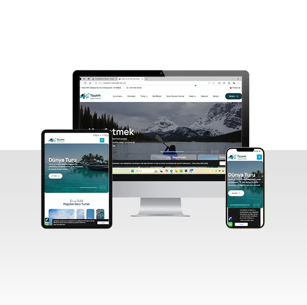 Profesyonel Tur Firması Web Sitesi Paketi – Derya — ekran görüntüsü