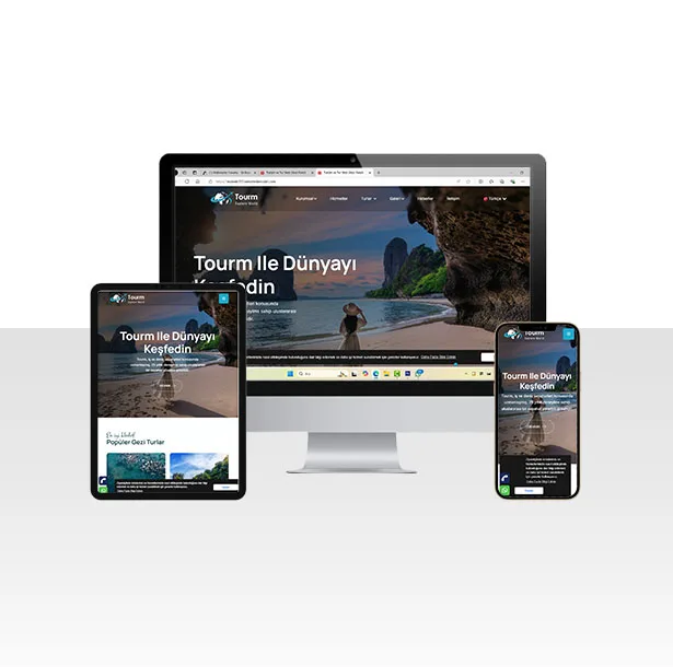 Turizm ve Tur Acentesi Web Sitesi Scripti – Tourm — ekran görüntüsü
