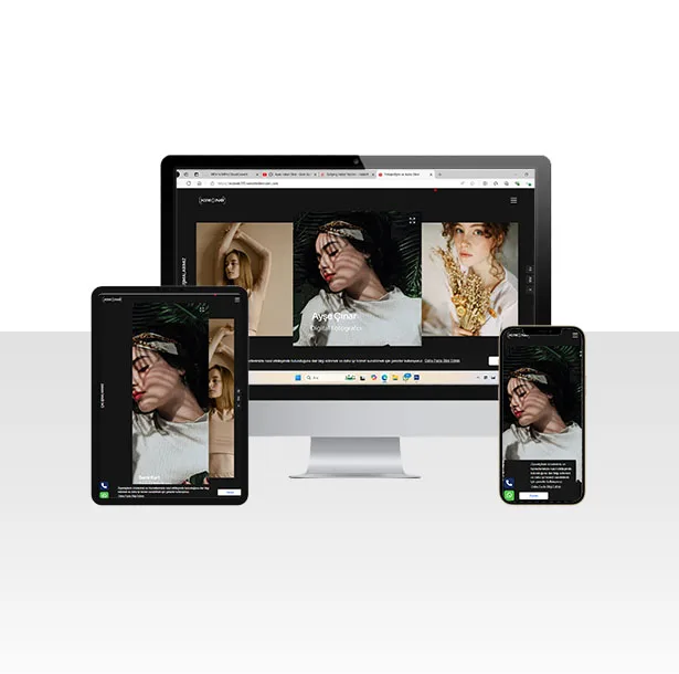 Düğün ve Doğa Fotoğrafçısı Web Sitesi Paketi – Toprak — ekran görüntüsü