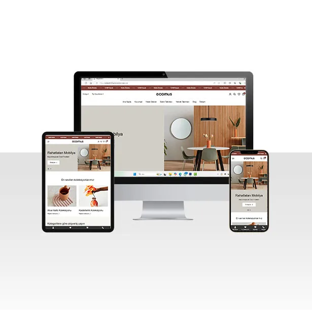 E-Ticaret Mobilya ve Dekorasyon Satışı Sitesi – Arthome — ekran görüntüsü