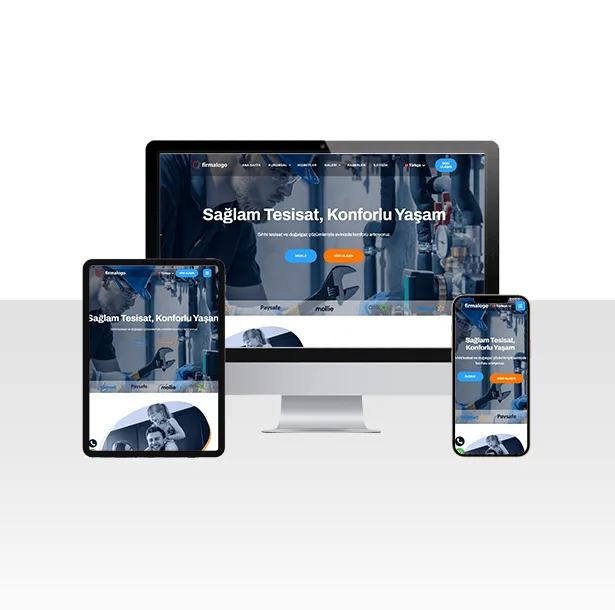 Sıhhi Tesisat ve Doğalgaz Firması Web Sitesi Paketi – Ata — ekran görüntüsü