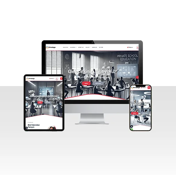 Hazır Özel Eğitim / Kolej ve Kurs Web Sitesi Paketi – Edu — ekran görüntüsü
