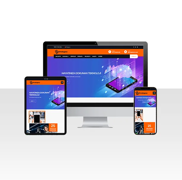 Cep Telefonu ve Telekomünikasyon Firması Web Paketi – Mobil — ekran görüntüsü