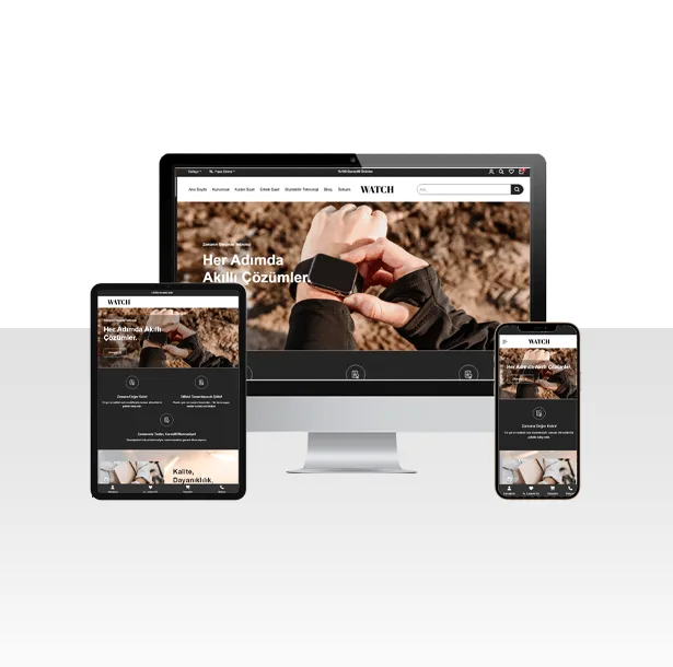 E-Ticaret Saatçi ve Saat Satışı Web Sitesi – Watch — ekran görüntüsü