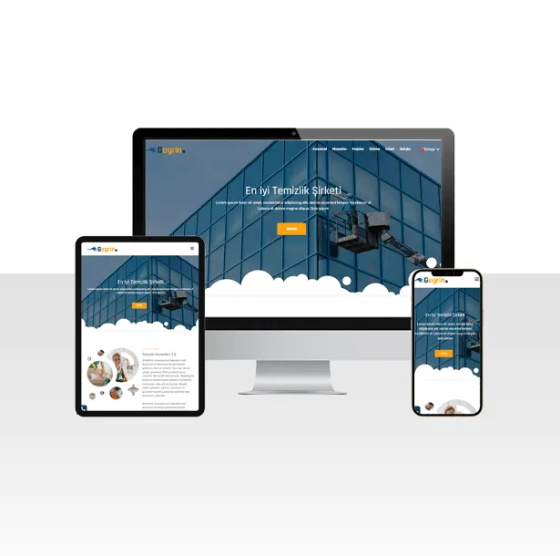 Temizlik Şirketi Hazır Web Sitesi Paketi – Radar — ekran görüntüsü