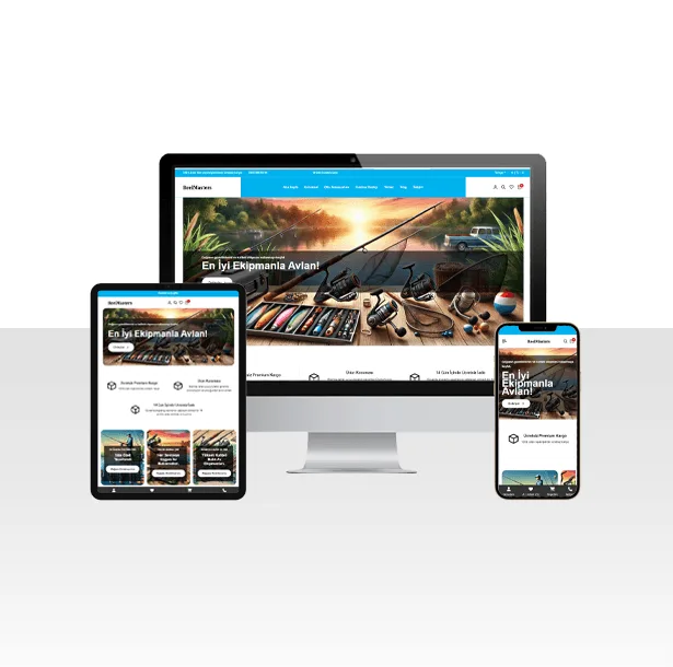 E-Ticaret Av Malzemeleri Satışı Web Sitesi Paketi – Yabani — ekran görüntüsü
