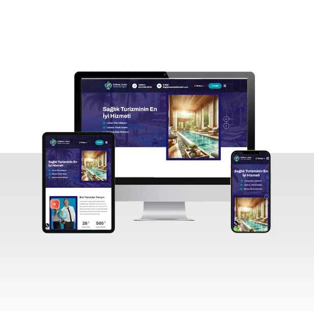 Sağlık Turizmi Hazır Web Sitesi Paketi – Global — ekran görüntüsü
