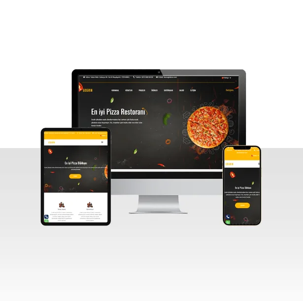 Pizza Salonu Hazır Web Sitesi Paketi – İtalya — ekran görüntüsü