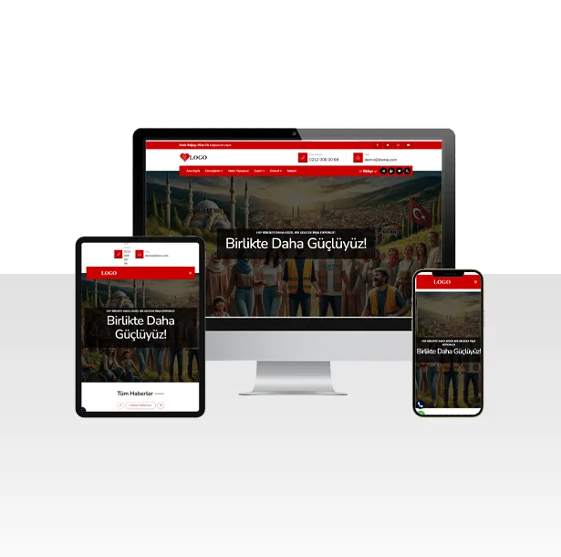 STK , Vakıf ve Dernek Web Sitesi Paketi – Albayrak — ekran görüntüsü