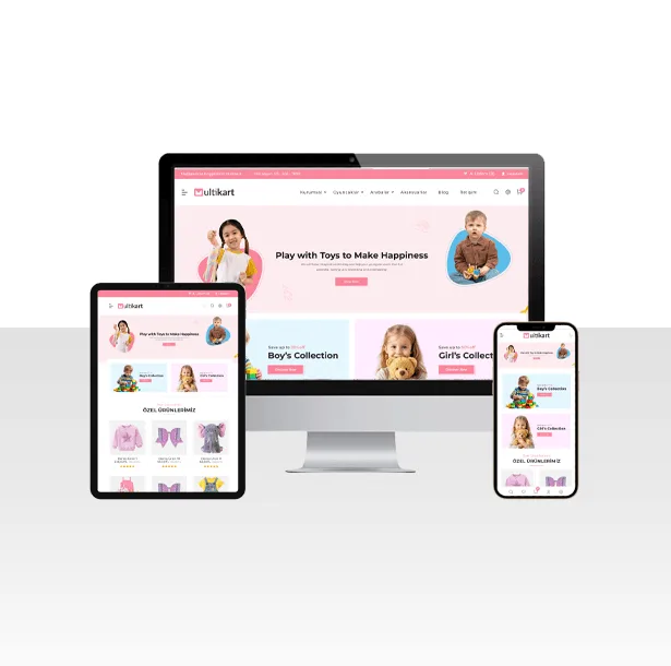 E-Ticaret Bebek ve Çocuk Giyim Web Sitesi – Watoys — ekran görüntüsü