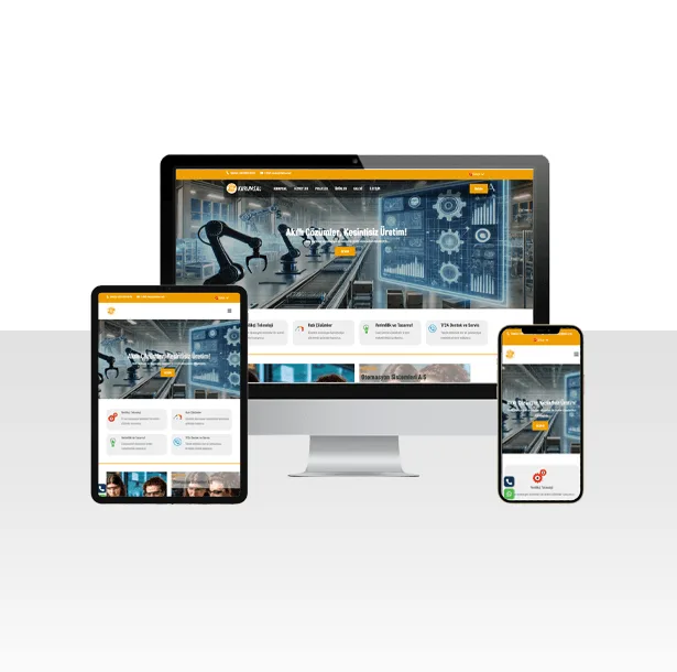 Otomasyon Firması Hazır Web Sitesi Paketi – Outto — ekran görüntüsü