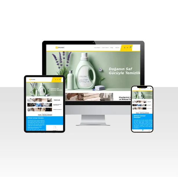 Tek Ürün Sistemli E-Ticaret Satış Web Sitesi Paketi – Organic — ekran görüntüsü